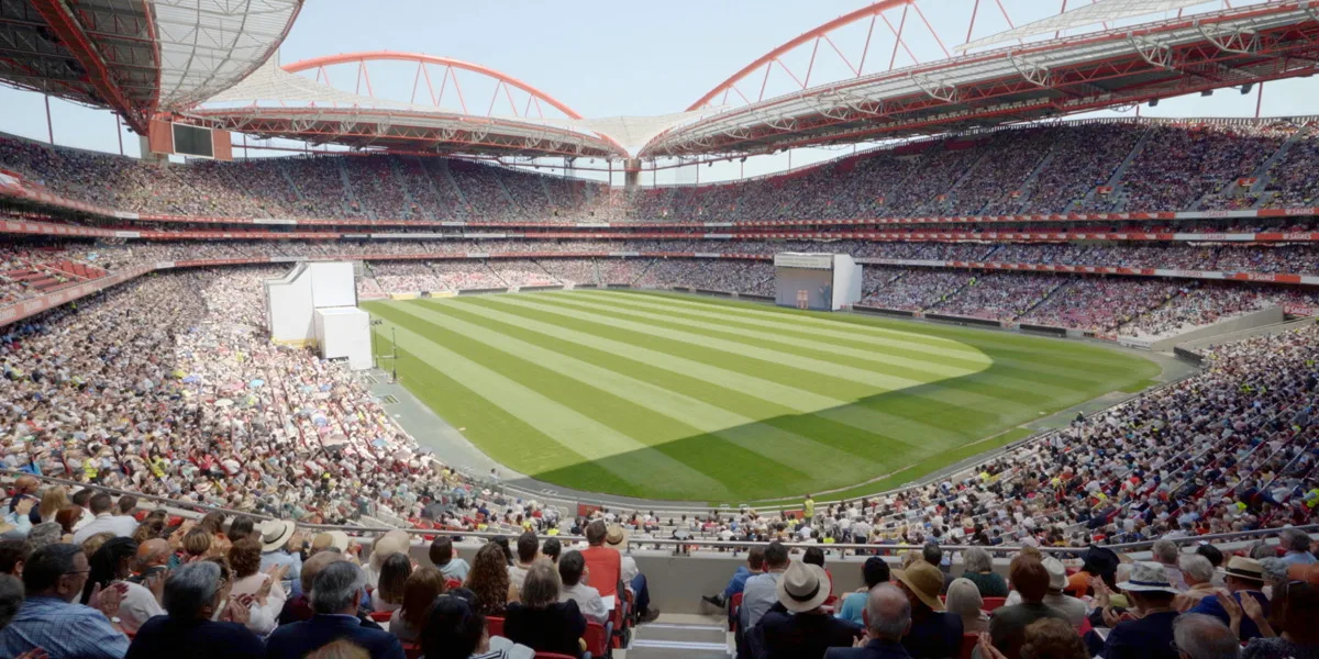 A regional convention in a stadium