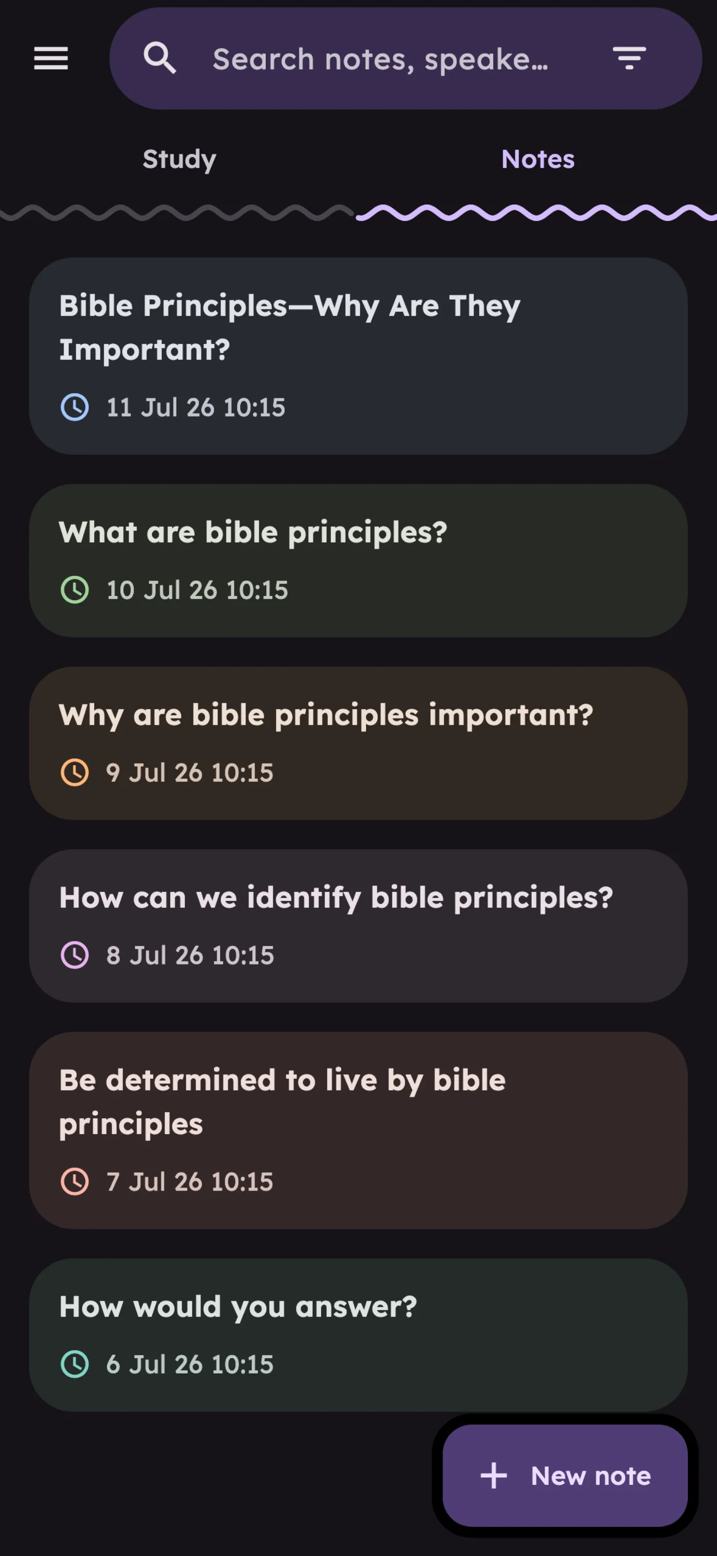 Dark mode